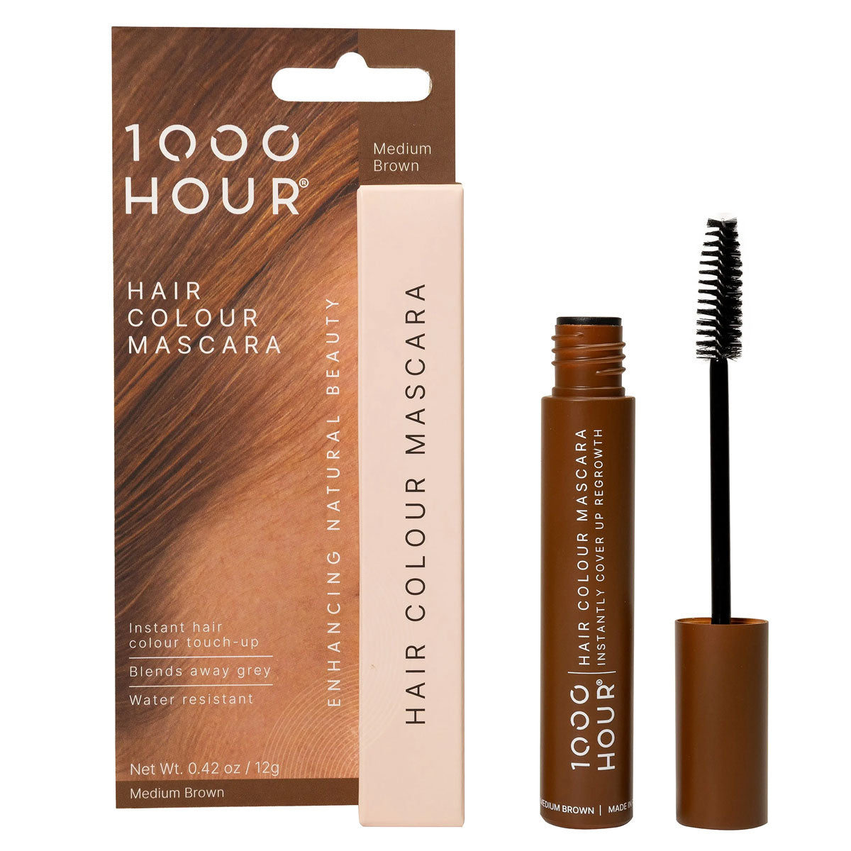 1000 Hour Hair Mascara Medium Brown 12G