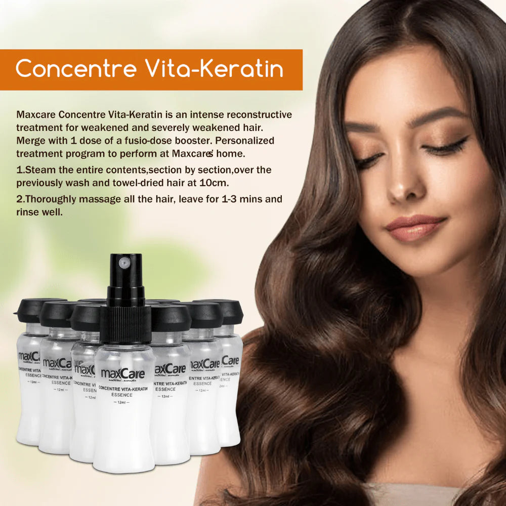 Maxcare Concentre Vita Keratin Golden Caviar Essence 10x12ml