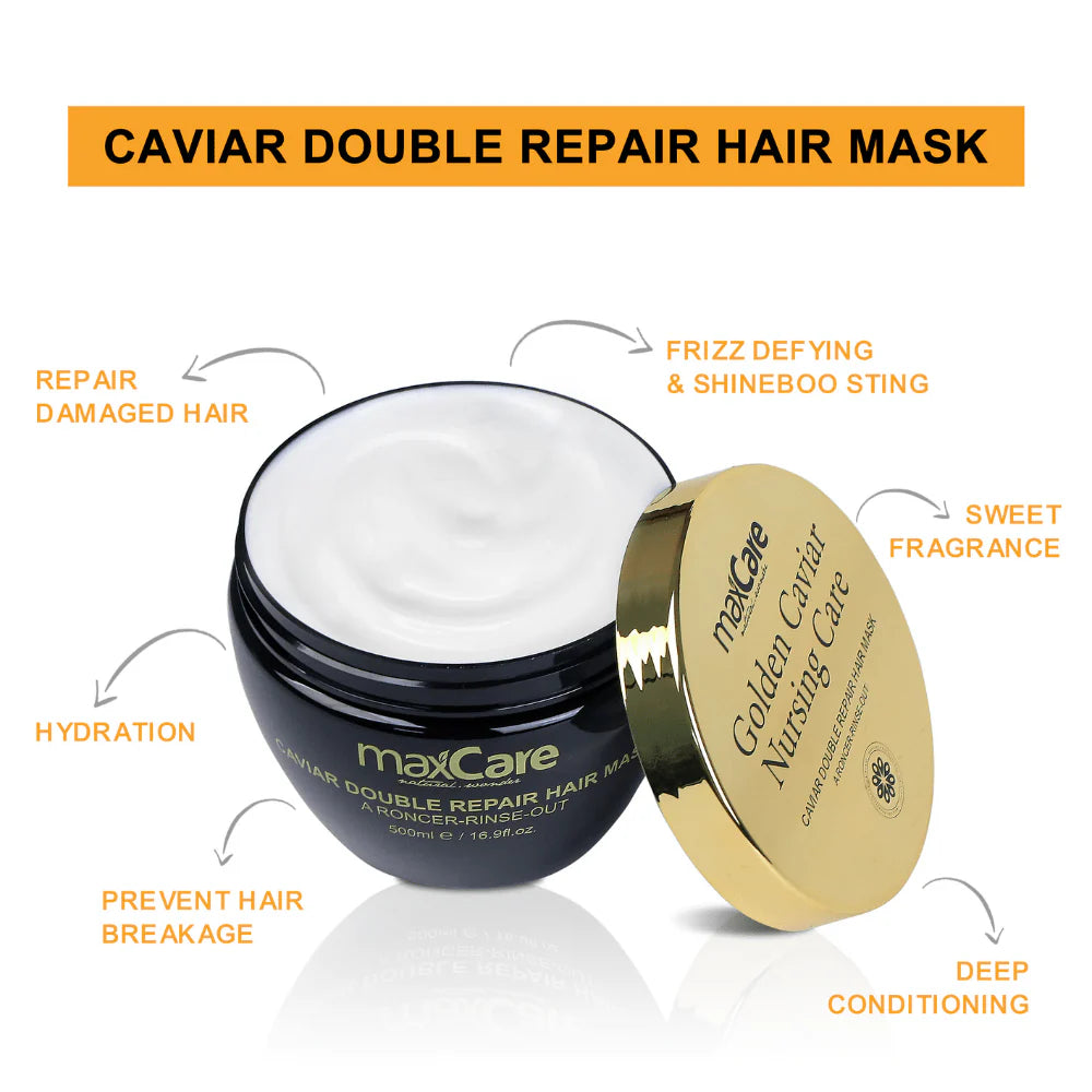 Maxcare Caviar Double Repair Hair Mask 500ML