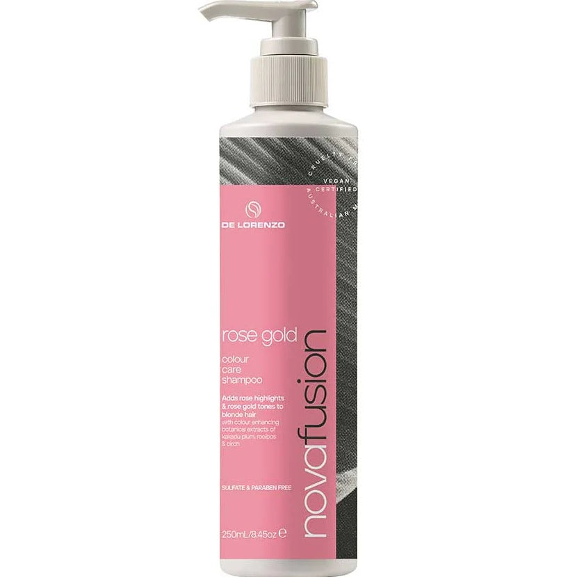 De Lorenzo Novafusion Rose Gold Shampoo 250ML