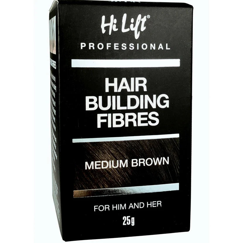 Hi Lift Hair Building Fibres Medium Brown 25G