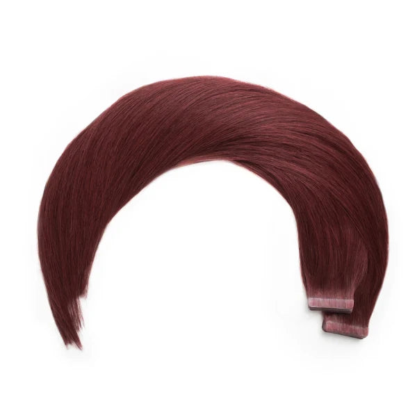 Seamless1 Merlot Clip-in Human Hair in 5 piece 21-22 inches / 53.5-56 cm 110 grams