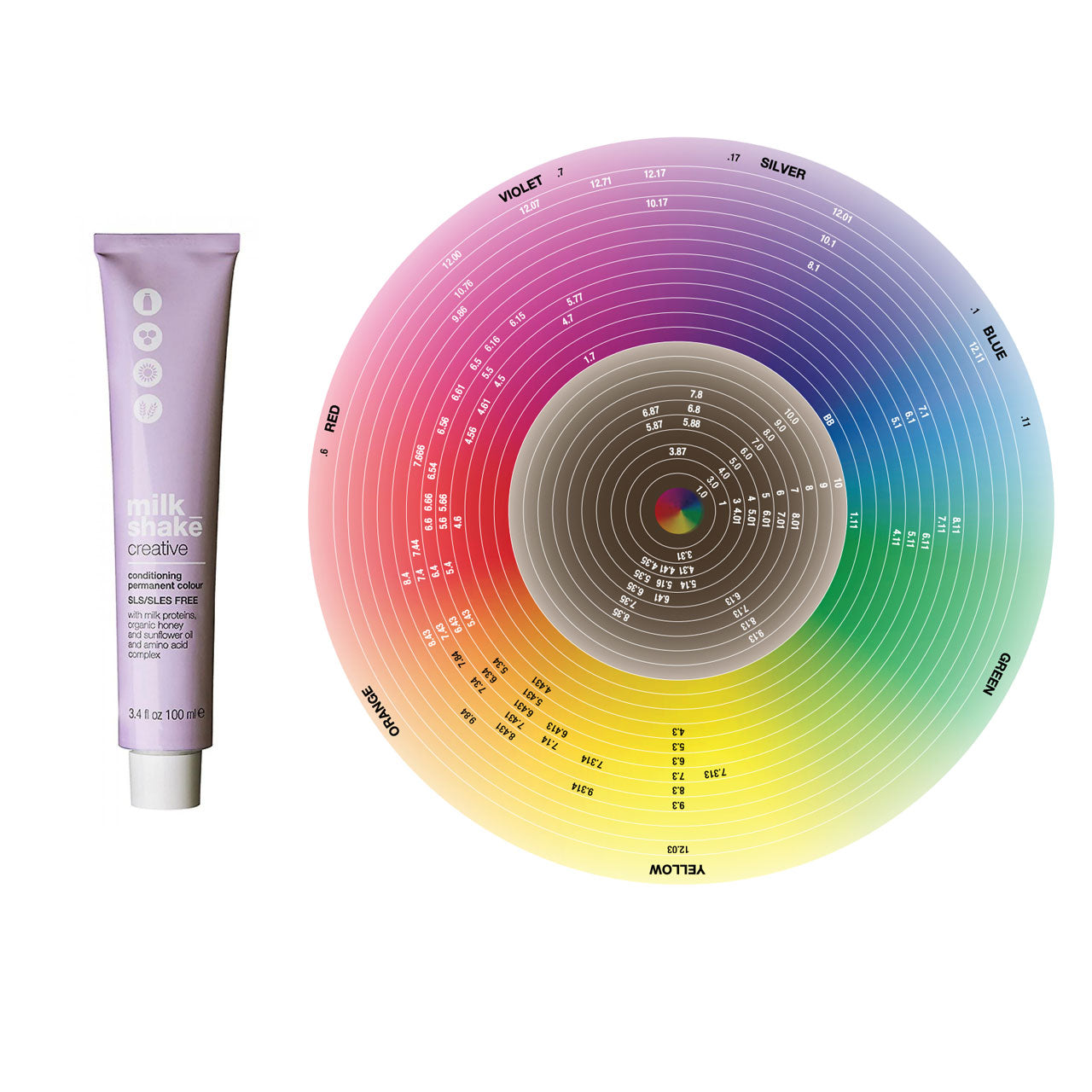 Milk_Shake Permanent Hair Color 6.35 Golden Mahogany Dark Blond 100ML