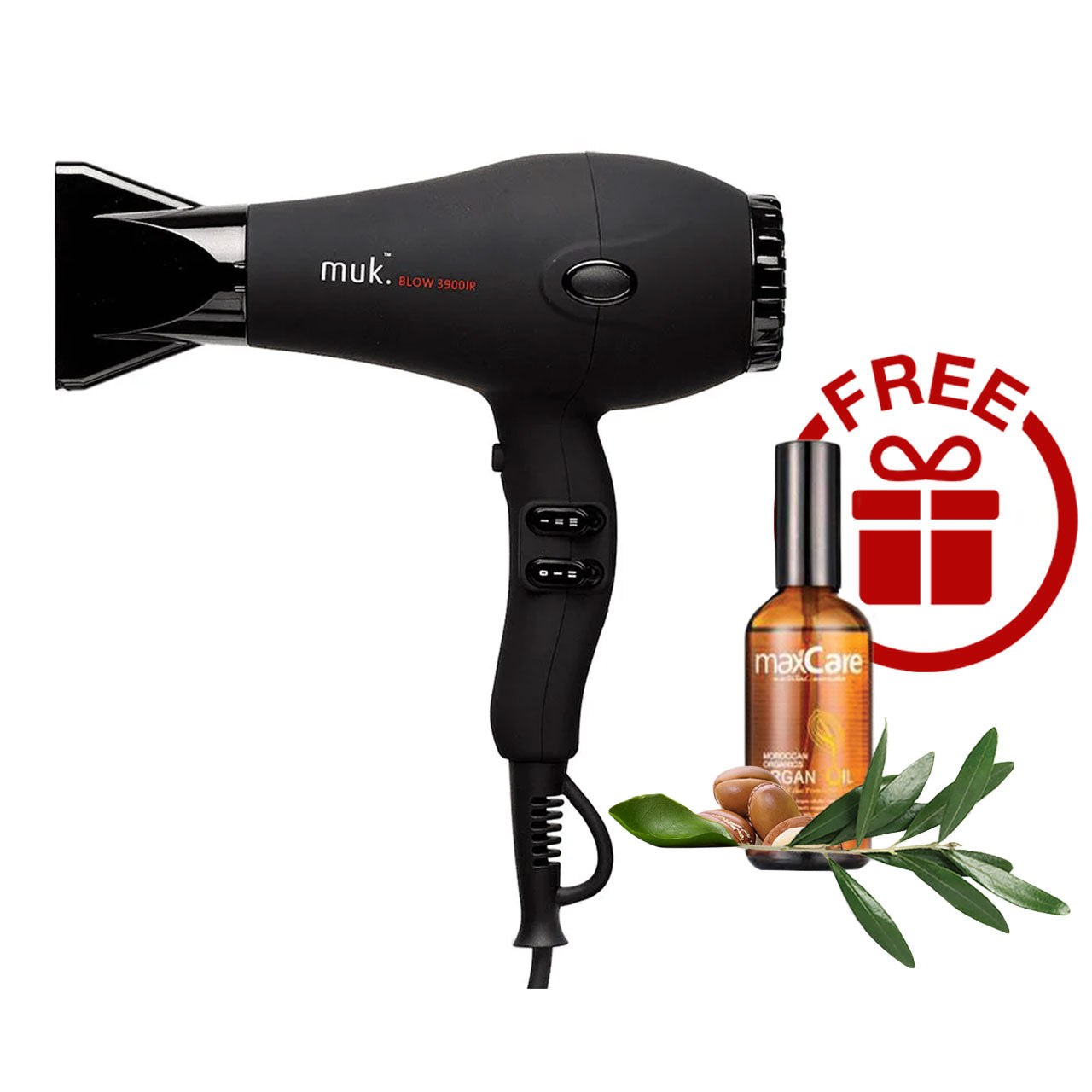 MUK Blow Dryer 3900 IR Black