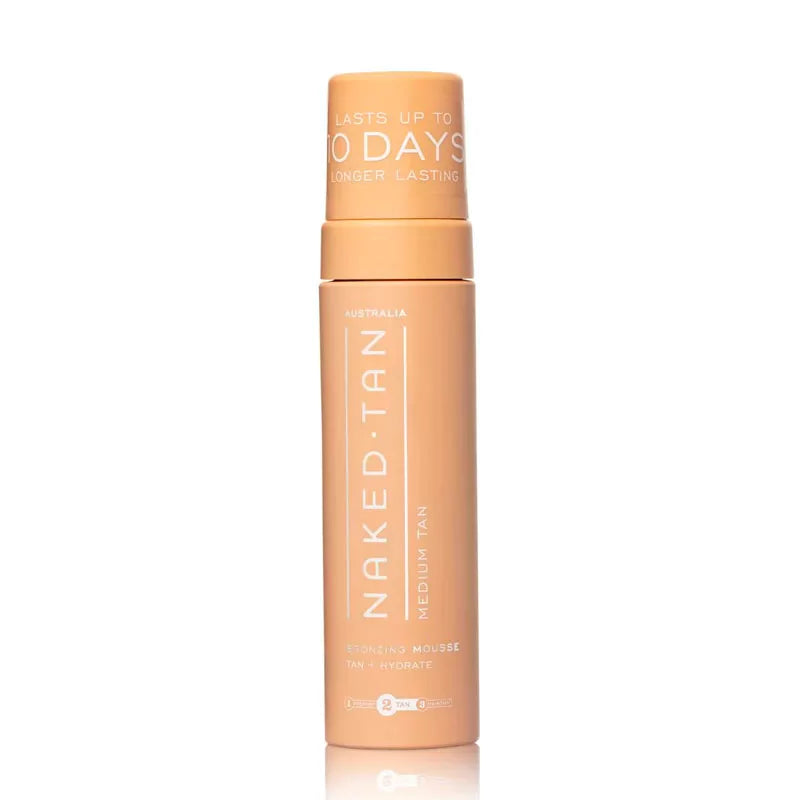 Naked Tan Medium Bronzing Mousse 2 in 1 200ml