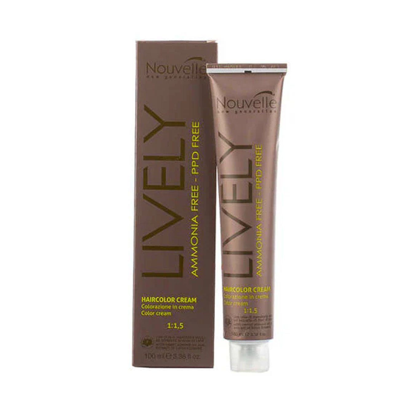 Nouvelle Lively Ammonia Free 2 Very Dark Brown 100ML
