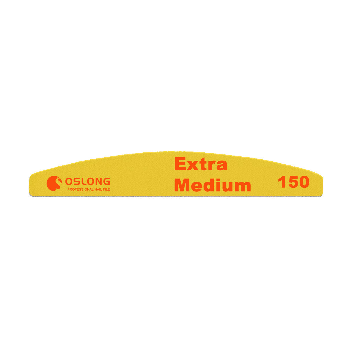 Oslong Professional Nail File Half Moon Extra Medium 150