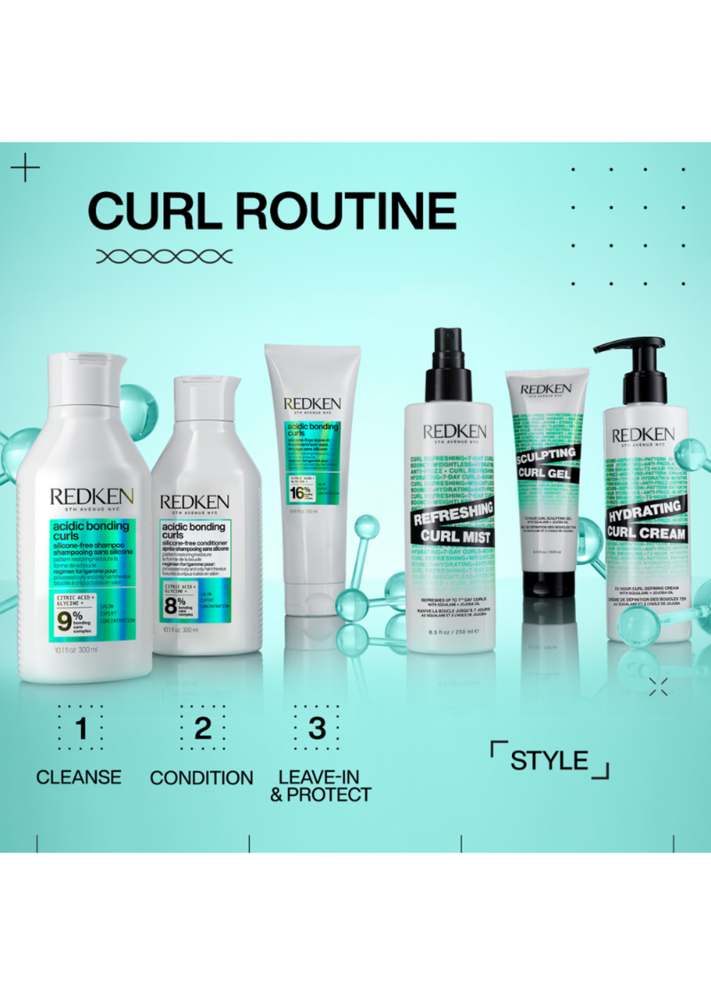 Redken Acidic Bonding Concentrate Curls Silicone Free Conditioner 300ml