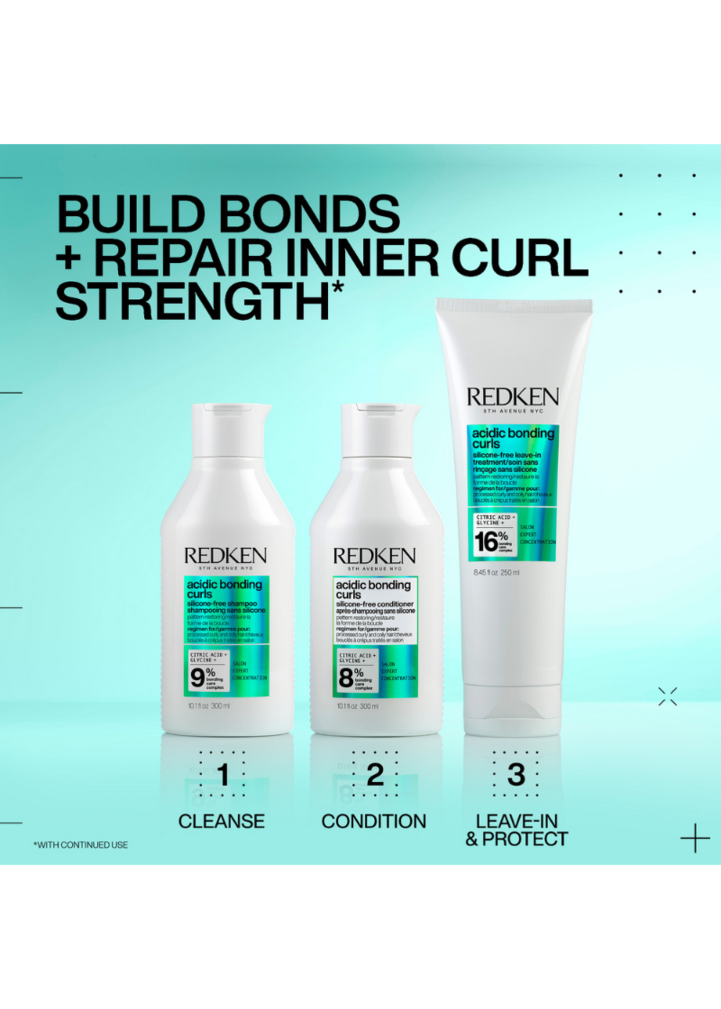 Redken Acidic Bonding Concentrate Curls Silicone Free Conditioner 300ml