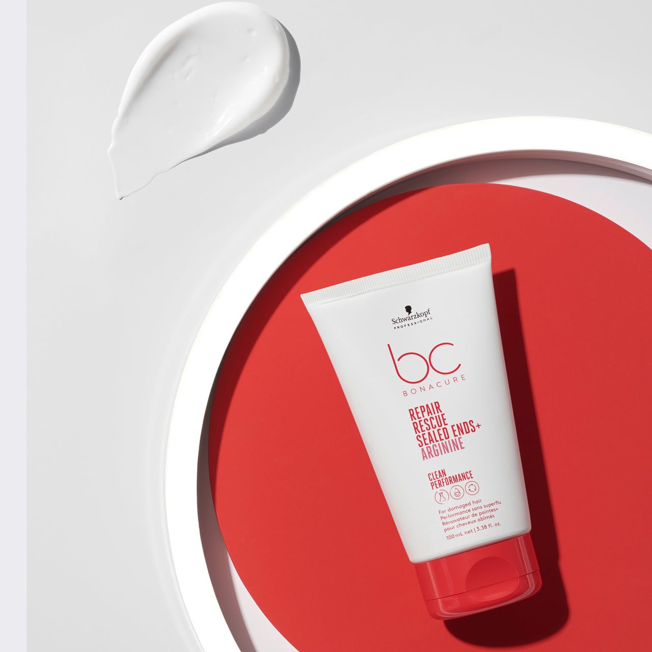 Schwarzkopf Bc Repair Rescue Sealed Ends+ 100ML ** Free Repair Rescue Sealed Ends 30ML **