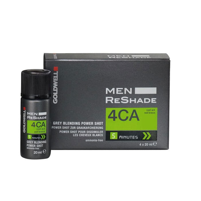 Goldwell Reshade for Men 4 x 20ml 4CA Cool Ash Mid Brown