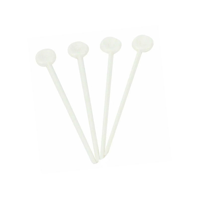 Professional Plastic Perm Roller Pins White 50 Pack