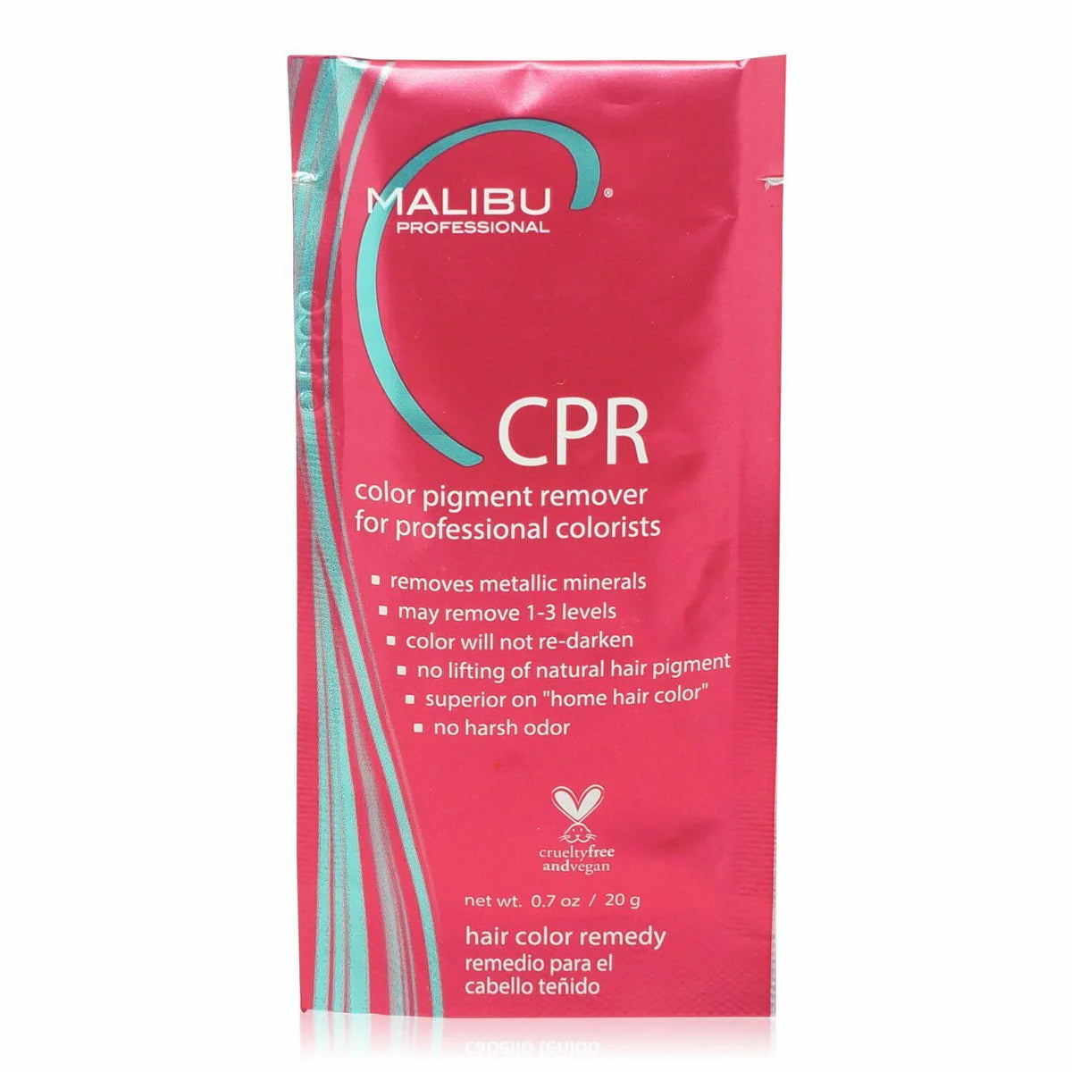 Malibu Professional Color Pigment Remover Sachet 20g