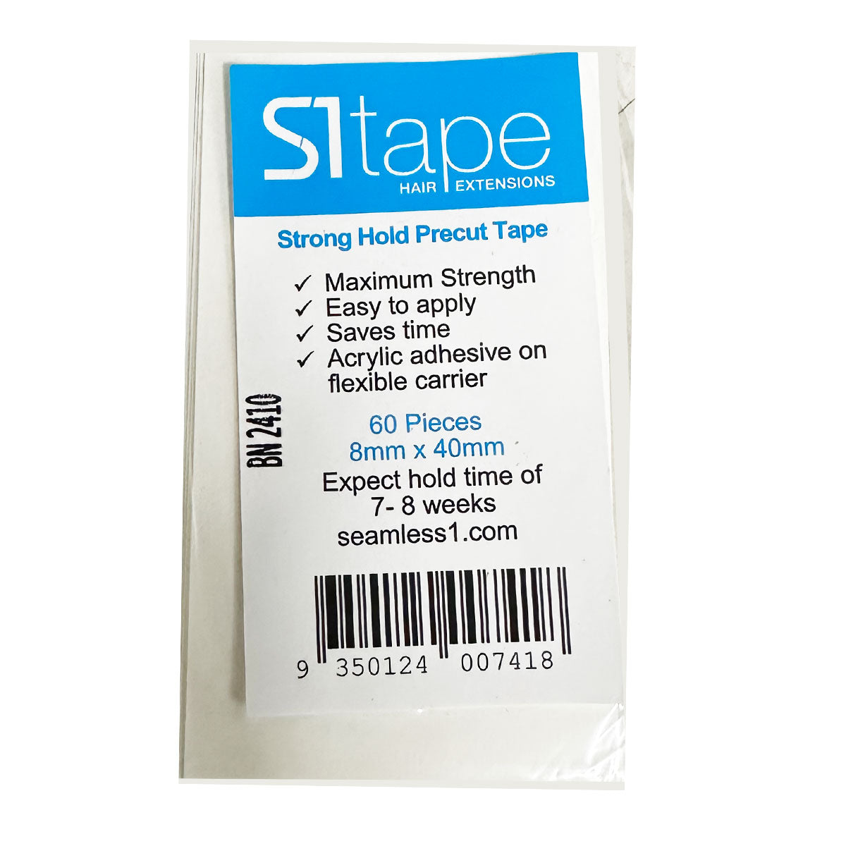 S1 Pre Cut Extreme Hold 60Pcs 8mmX40mm
