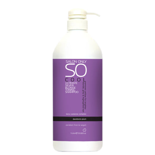 Salon Only So Cool Ultimate Silver Toning Shampoo 1000ml