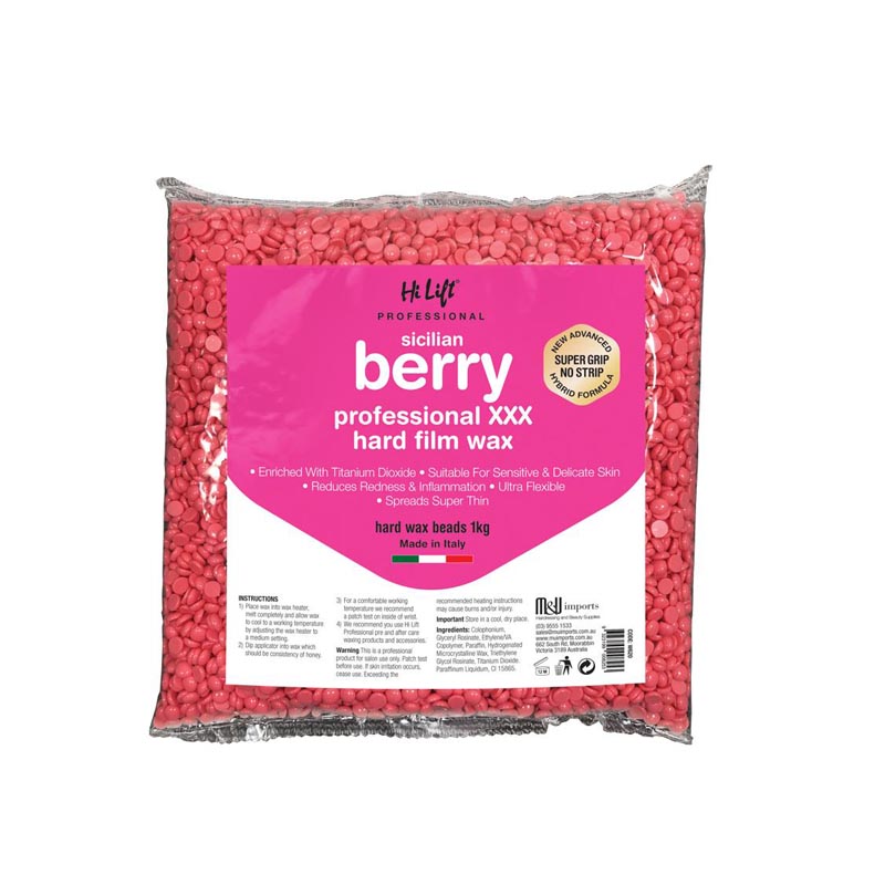 Hilift Sicilian Berry Hard Wax Beads - 1kg