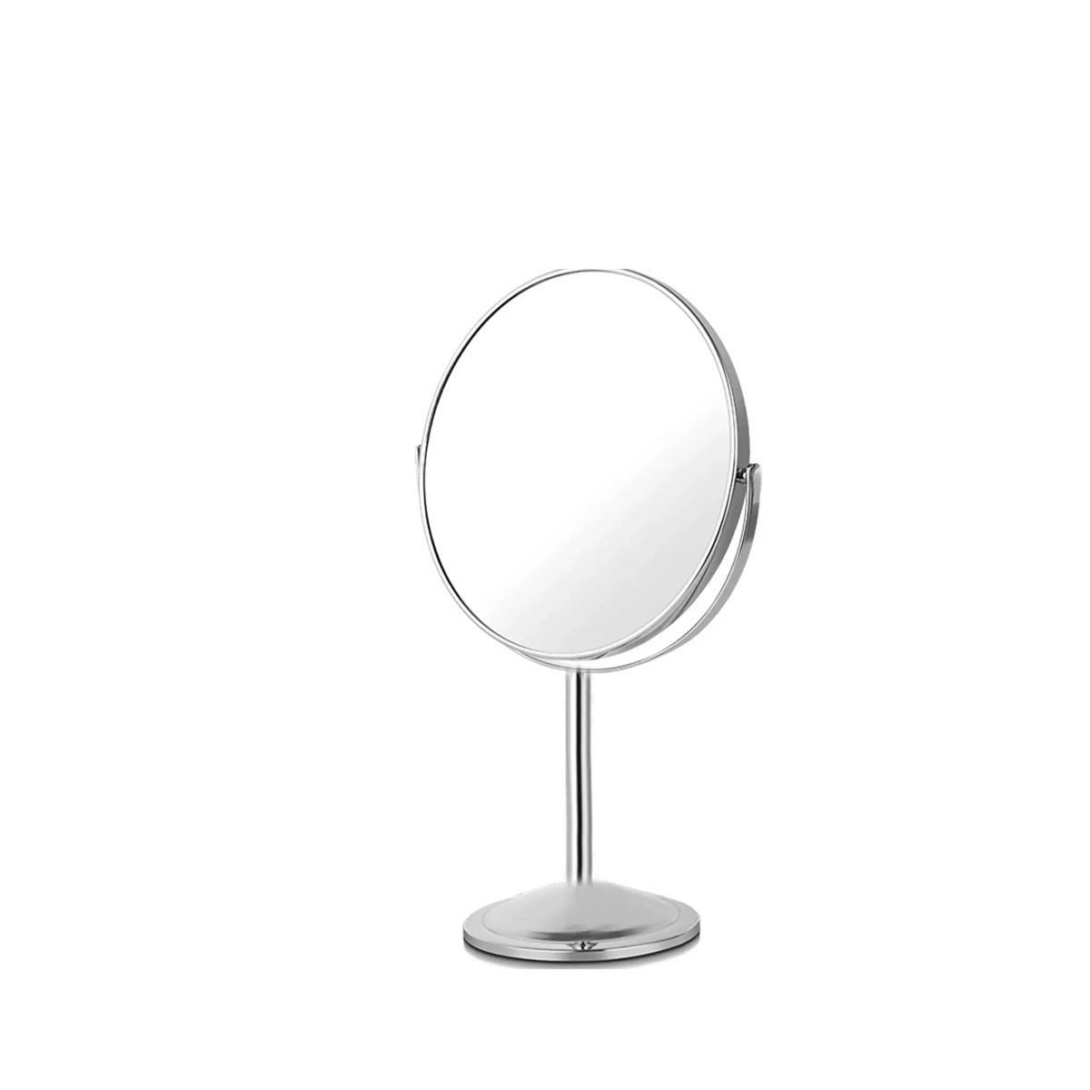 Silver Table Round Mirror Small