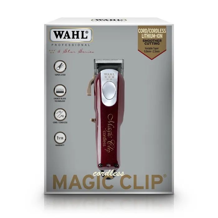 Wahl Magic Clip Cordless Clipper Burgundy
