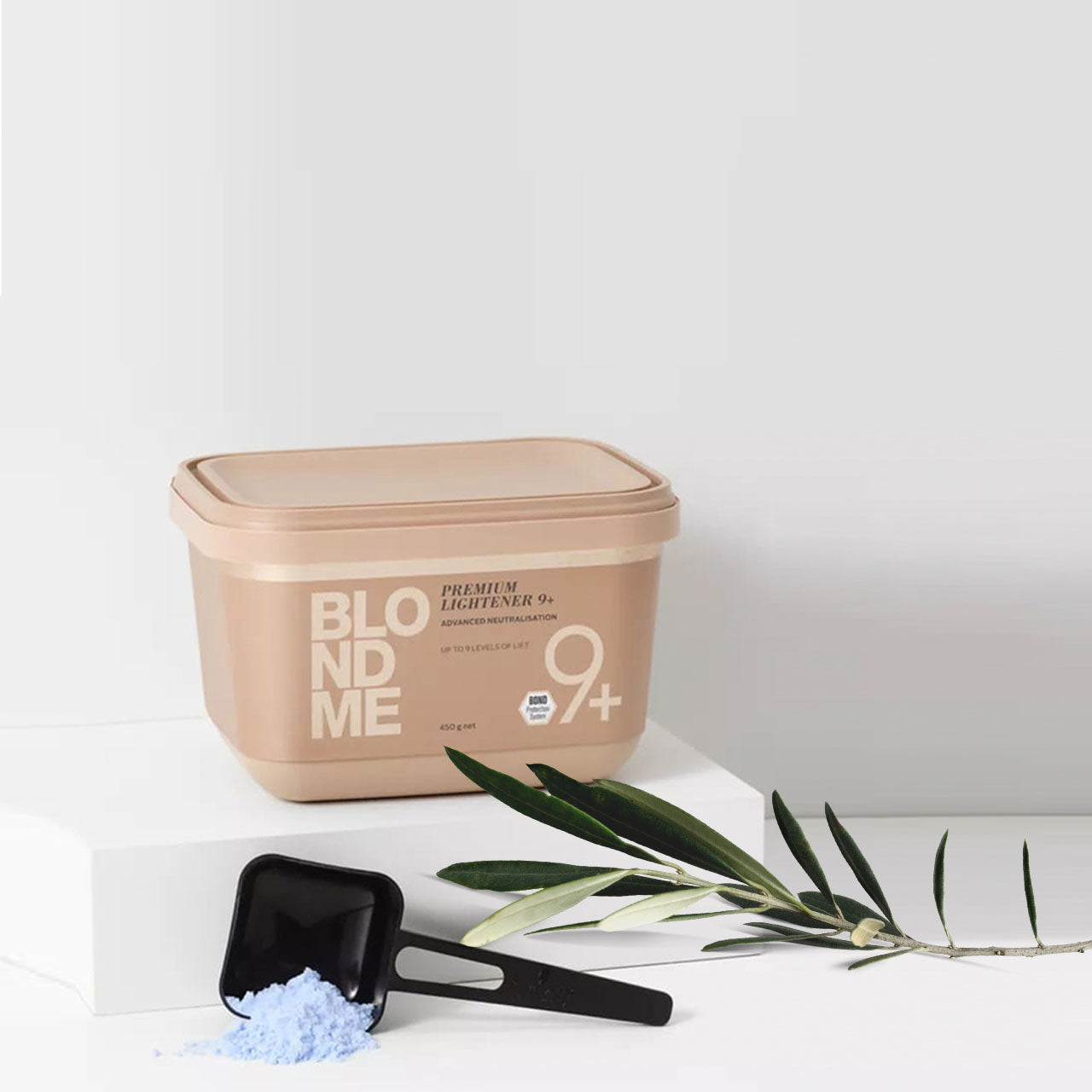 Professional Blondme Premium Lightener trade offer displaying Buy 12 Get 1 Free deal, featuring salon-exclusive professional bleaching powder for premium lifting results, demonstrating wholesale value for Australian salons
