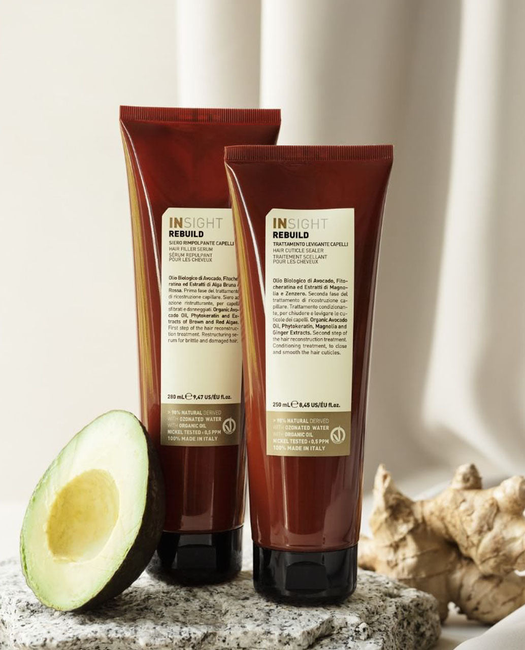Insight Professional eco-sustainable hair care collection featuring organic formulas and professional-grade products in environmentally conscious packaging"