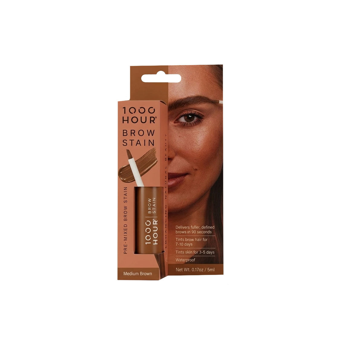 1000 Hour Brow Stain Medium Brown 5ML