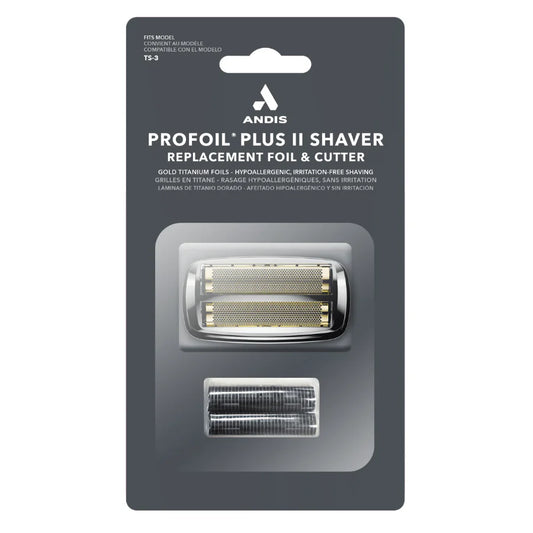Andis ProFoil Plus II Foil Shaver Replacement Foil And Cutter Black
