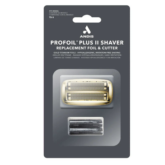 Andis ProFoil Plus II Foil Shaver Replacement Foil And Cutter Gold