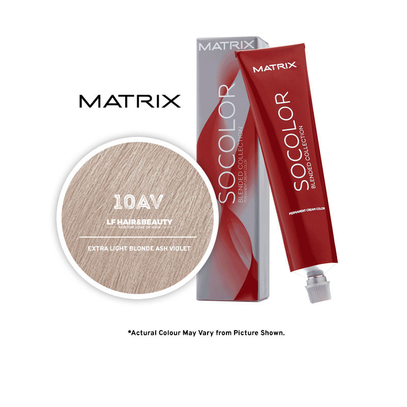 Matrix SoColor Blended Collection 10AV Extra Light Blonde Ash-Violet - 85g