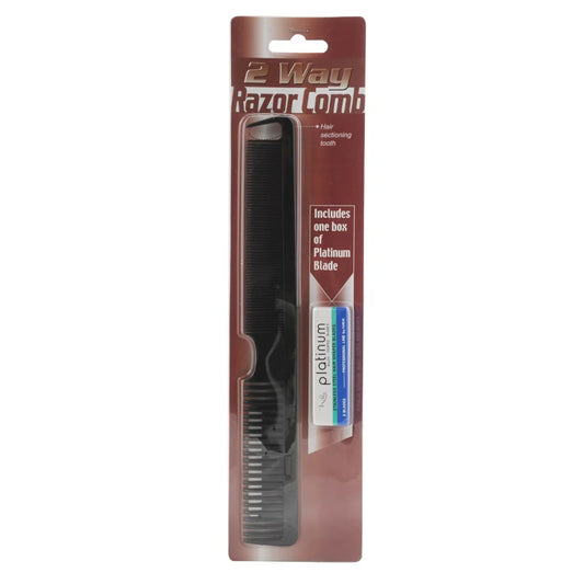 2 Way Razor Comb Black 6034