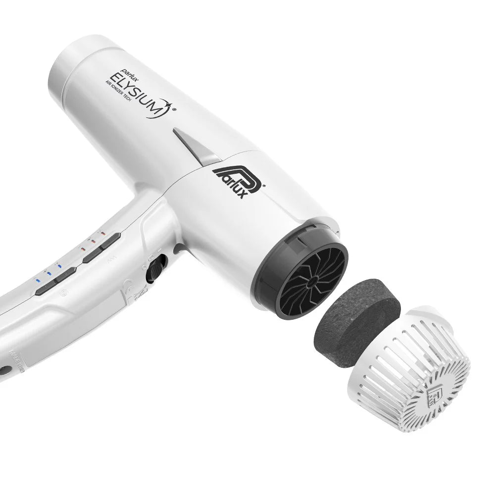 Parlux Elysium Hair Dryer with Diffuser White