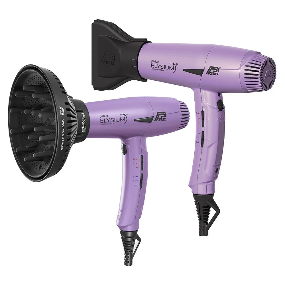 Parlux Elysium Hair Dryer with Diffuser Lilac