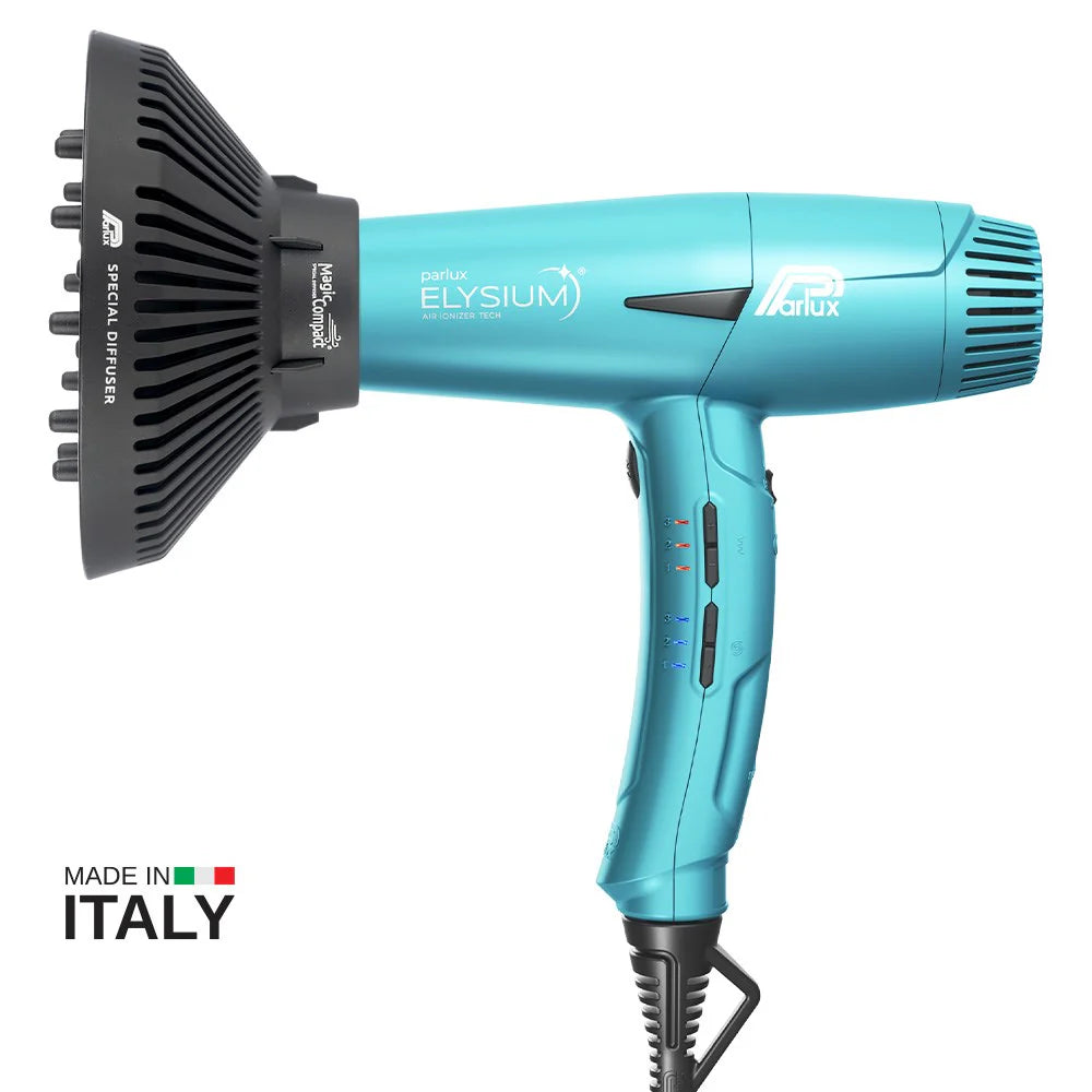 Parlux Elysium Hair Dryer with Diffuser Blue