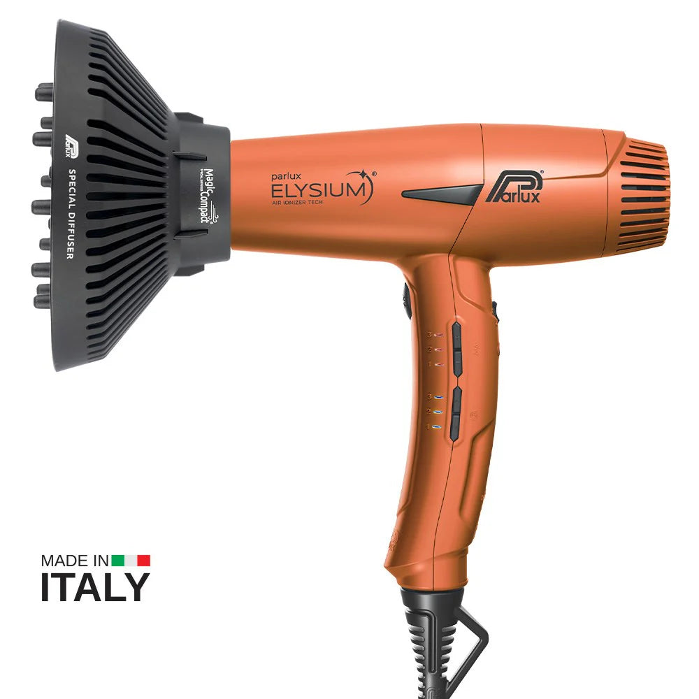 Parlux Elysium Hair Dryer with Diffuser Copper