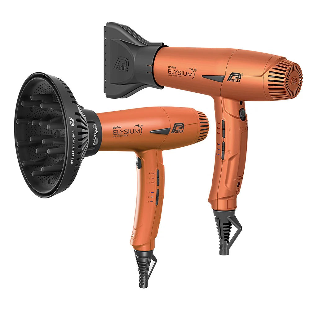Parlux Elysium Hair Dryer with Diffuser Copper