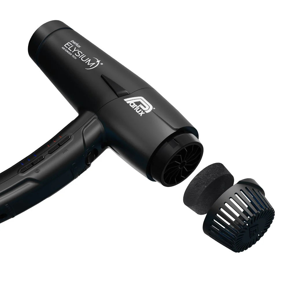 Parlux Elysium Hair Dryer with Diffuser Black