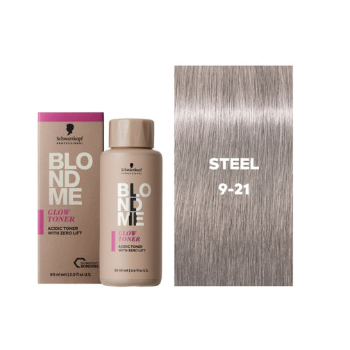 Schwarzkopf Professional BlondME Glow Toner 9-21 Steel 60ml
