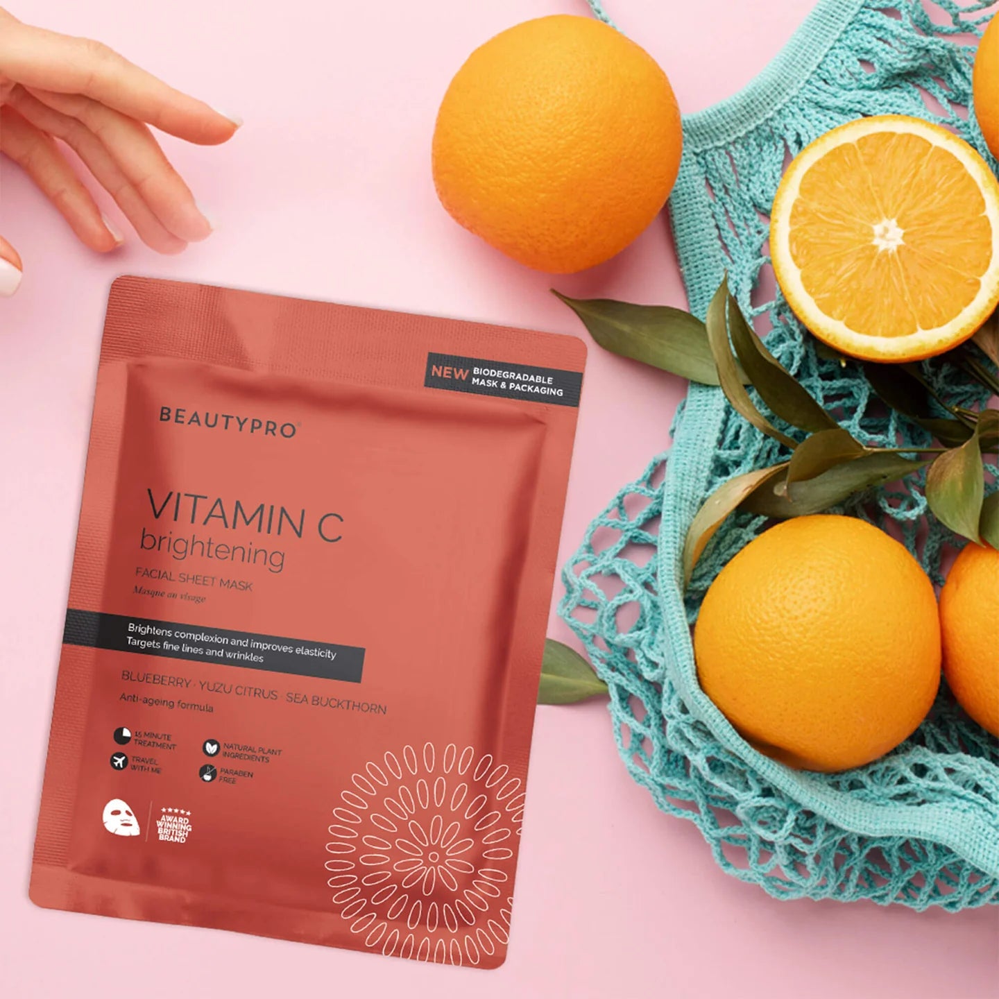 Beauty Pro Brightening Collagen Sheet Mask With Vit C