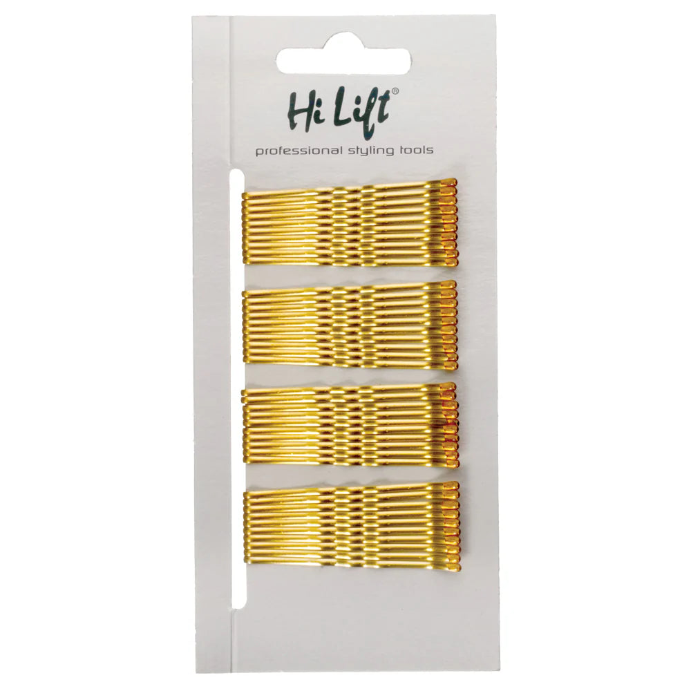 HILIFT BOBBY PINS GOLD PKT 40 CARD