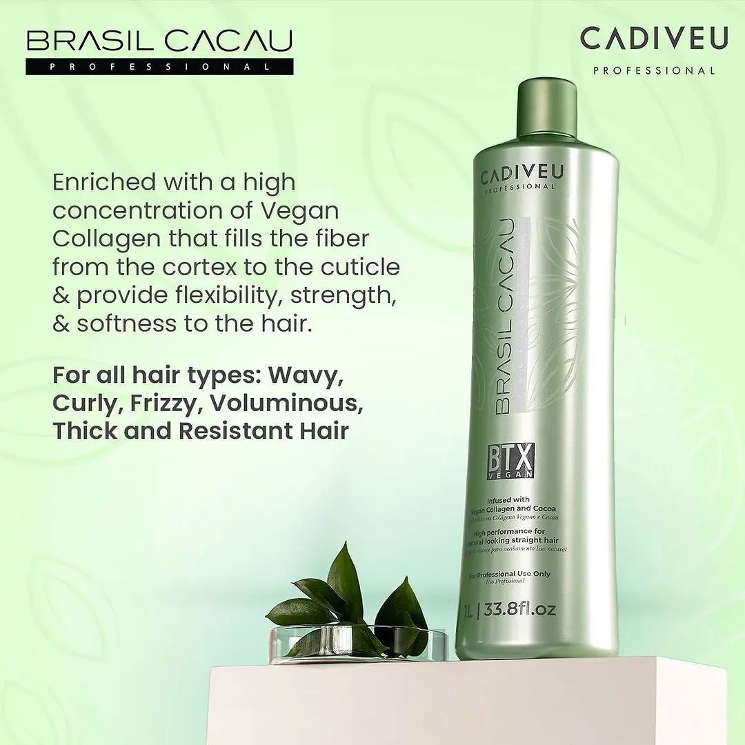 Brasil Cacau Btx Vegan Maximum Strength 1 Step Smoothing Treatment 1L