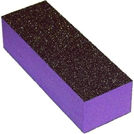 Premium Nail Buffer Block Purple/Black 80/80/100