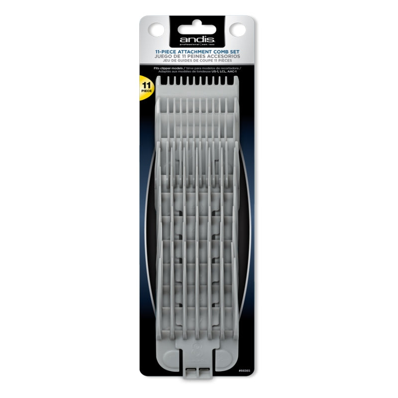 Andis Replacement  Comb Set #0, #0.5, #1,#1.5, #2, #3, #4,#5,  #6, #7, #8  11Pcs