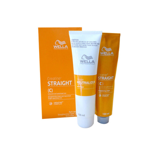 Wella Creatine Straight (C) Straitening Cream And Neutraliser 100ml