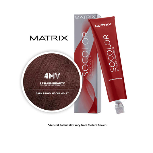 Matrix SoColor Blended Collection 4MV Dark Brown Mocha Violet - 85g