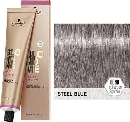 Schwarzkopf Blondme Toning Steel Blue 60ML