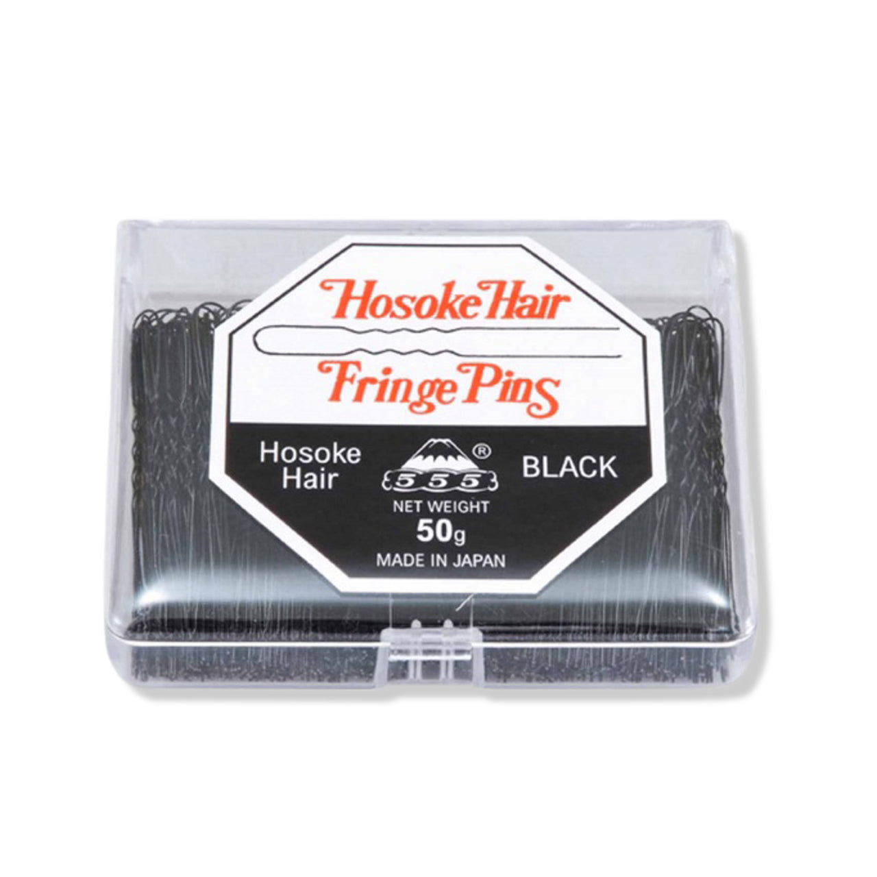  555 HOSOKE FRINGE PINS 2" BLACK 50G packaging