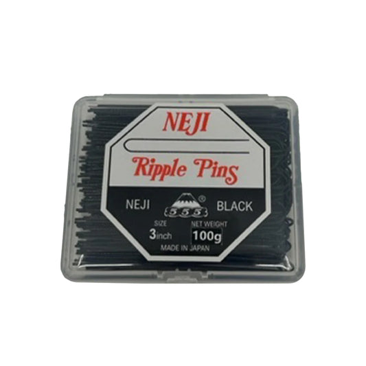 555 NEJI RIPPLE PINS 3" BLACK 100G packaging