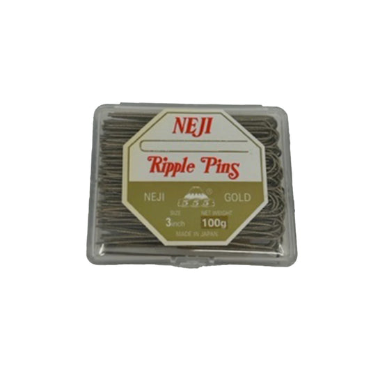 555 NEJI RIPPLE PINS 3'' GOLD 100G packaging