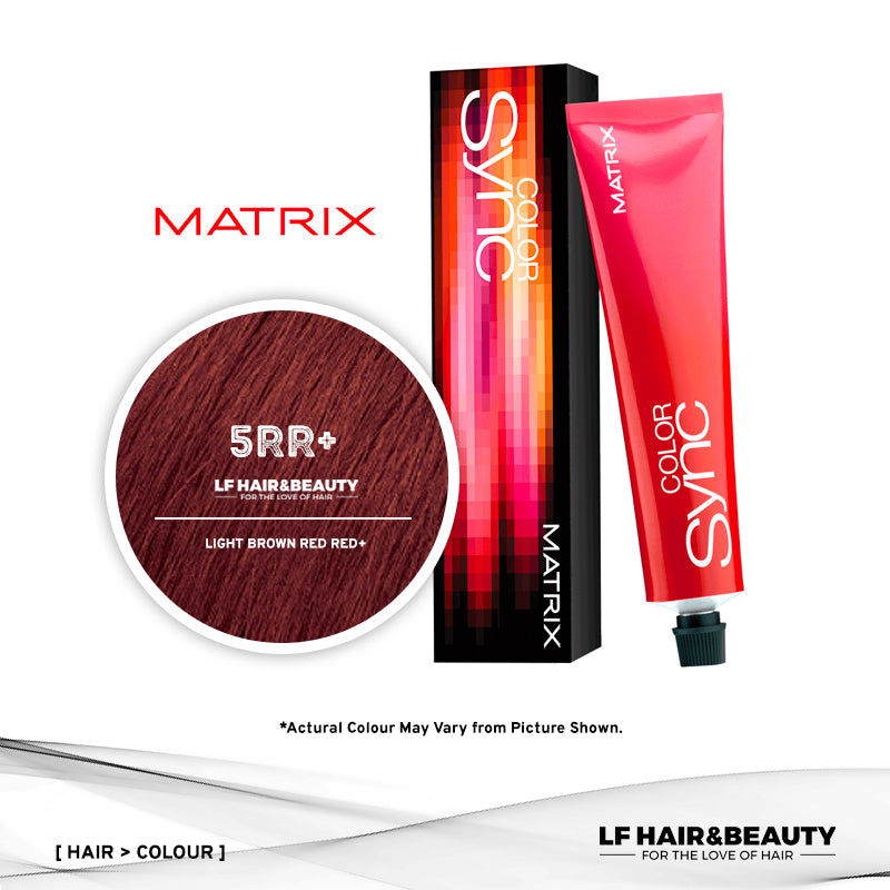 Matrix Colorsync 5Rr+ Medium Brown Red Red 90ML - LF Hair and Beauty ...