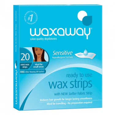 WAXAWAY WAX STRIPS 25 STRIPS