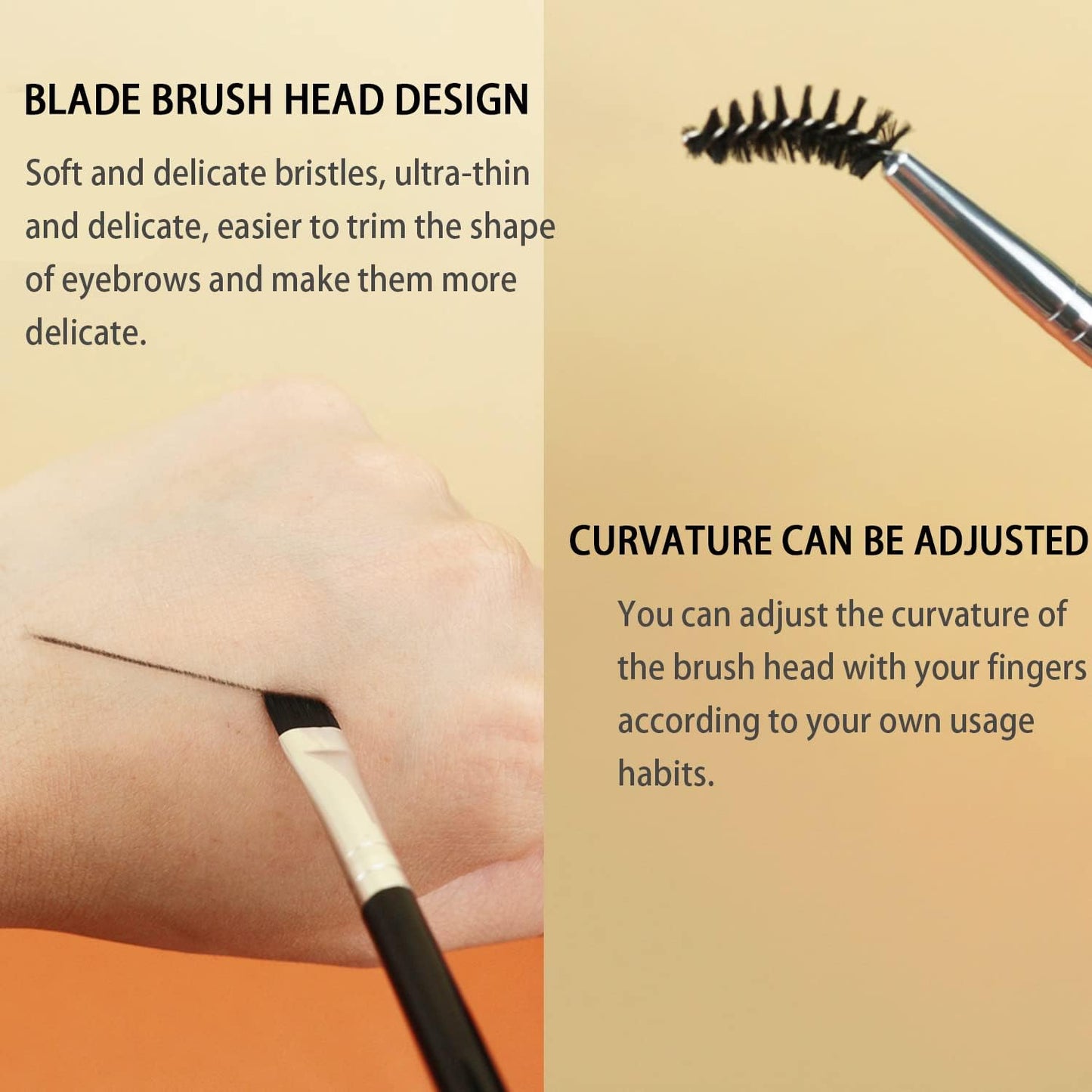 Double End Eyebrow Brush
